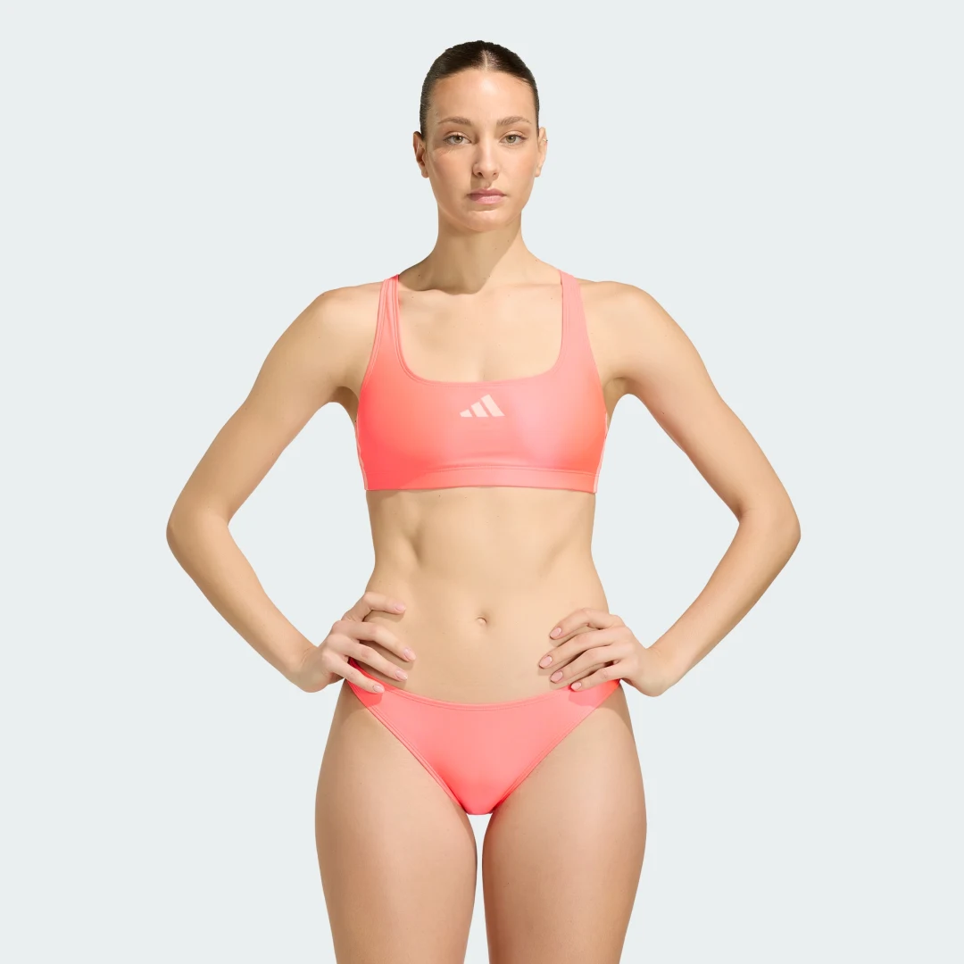 Detalle de Bikini con espalda en V 3 Stripes de Adidas