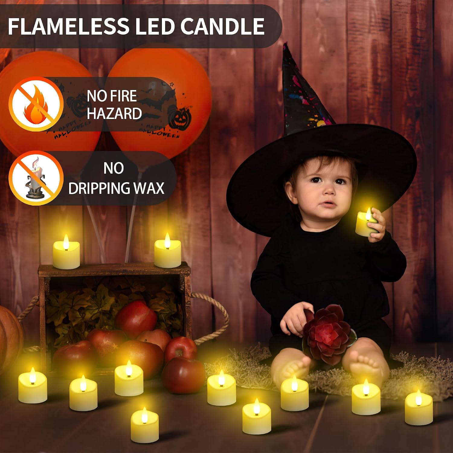 Thumbnail 1 de daphomeu Battery Tea Lights 12 Pack