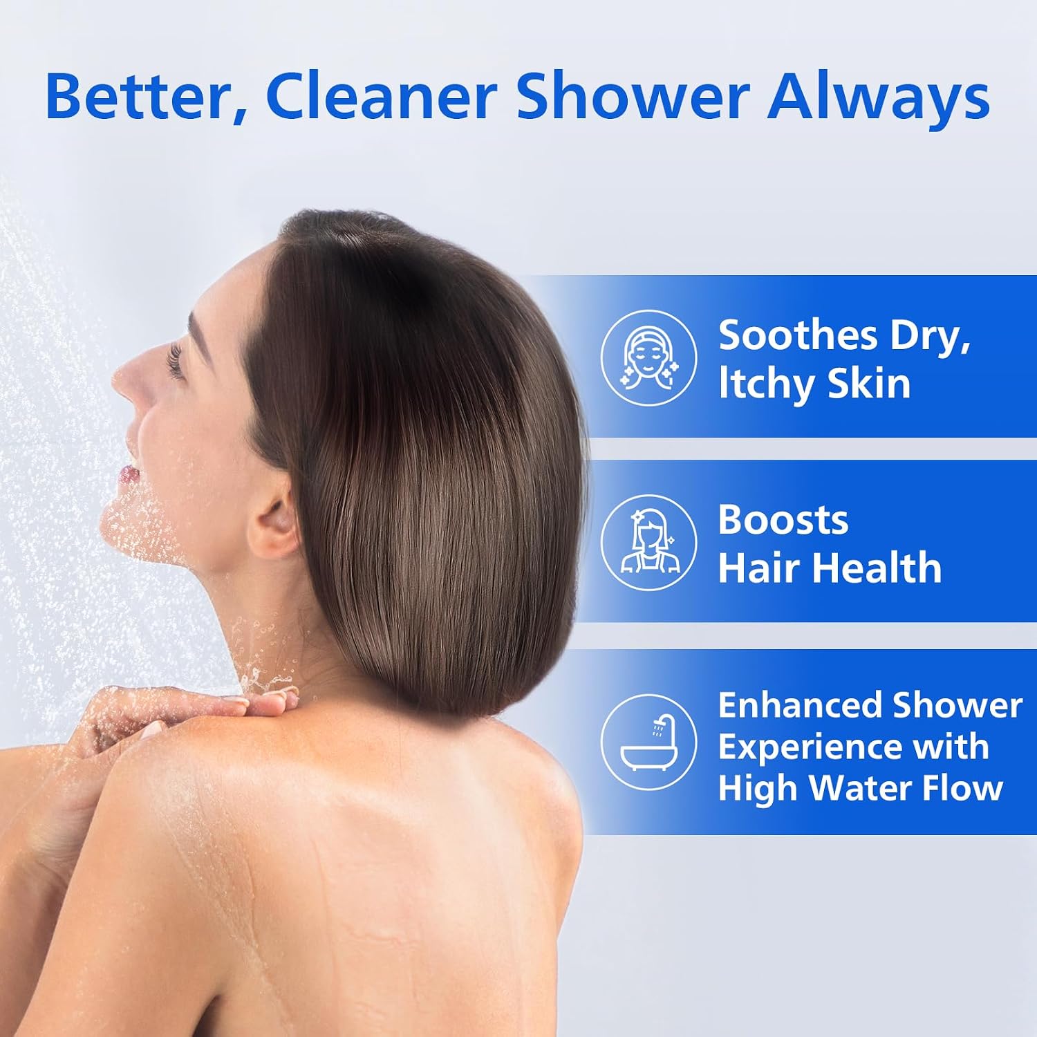 Detalle de Philips Shower Filter AWP1775BK/37 (NSF Certified) Double-Mesh Water Softener for Hard Water