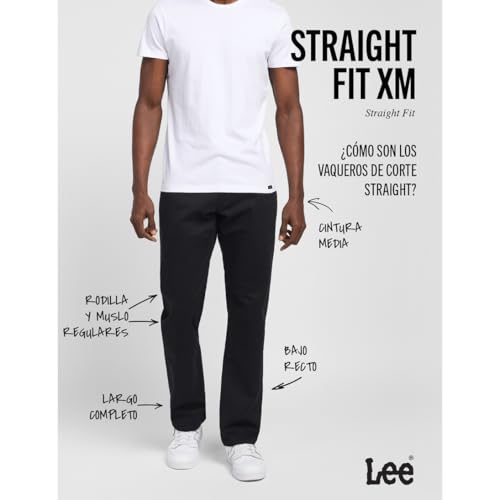 Thumbnail 2 de Lee Straight Fit Xm Jeans hombre 38W/32L negro