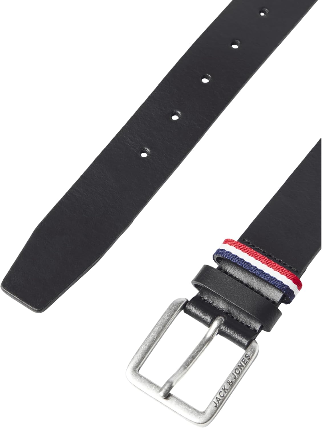 Detalle 1 de JACK & JONES ceinture en cuir à boucle ajustable
