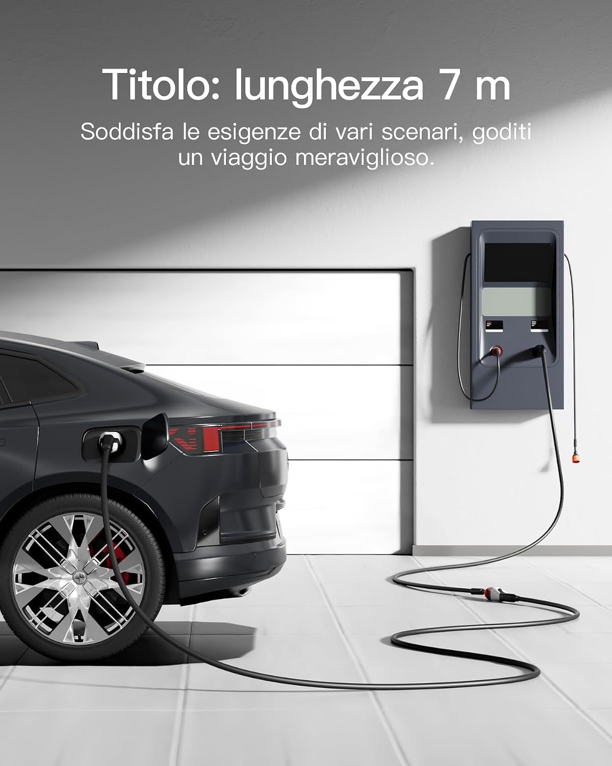 Thumbnail 5 de Tomons Cavo di Ricarica Rapida Tipo 2 a Tipo 2, 11 kW – 5 m, IP55, TPU ignifugo, compatibile con veicoli Type 2 e CCS2