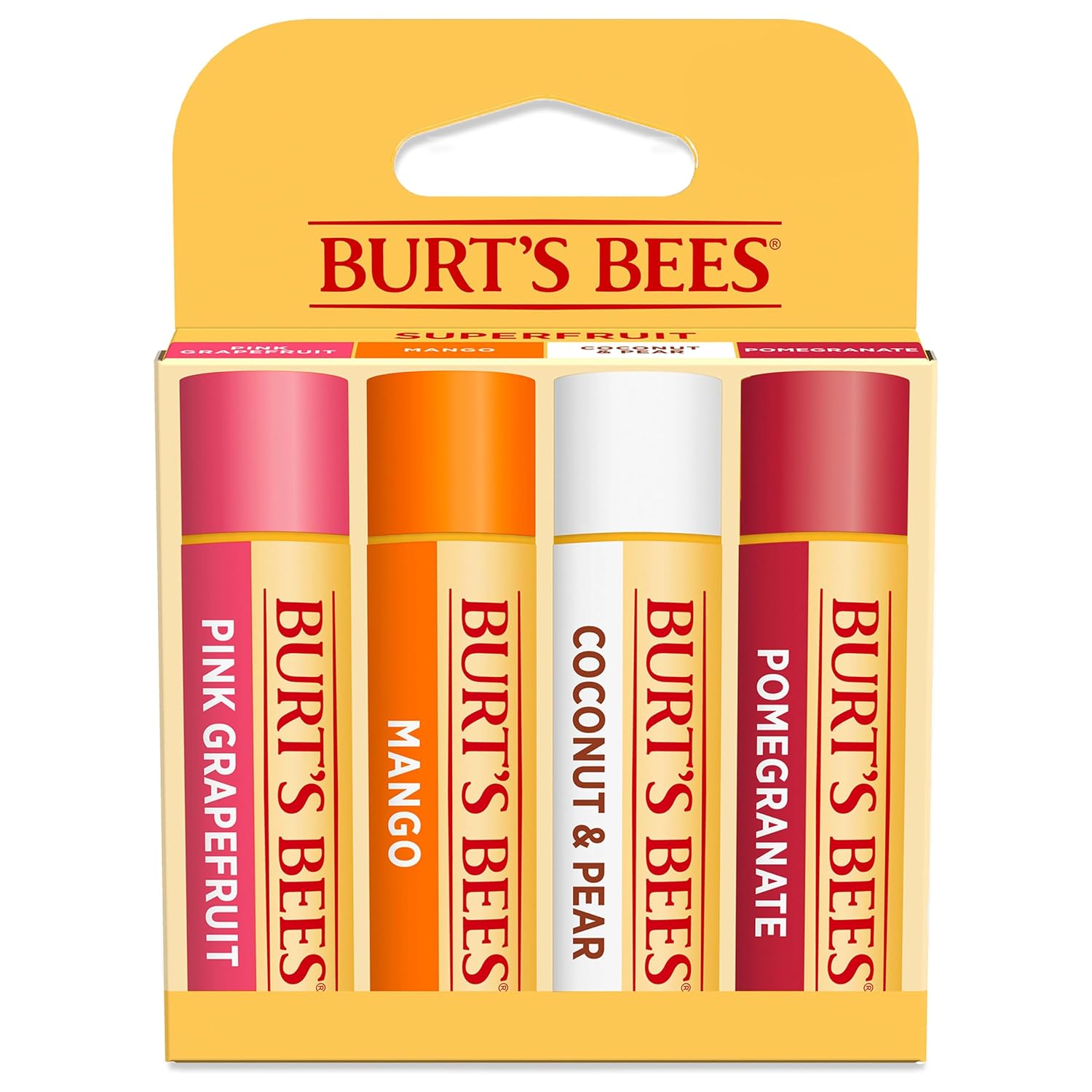 Detalle de Burt's Bees Lip Balm 4-Pack 0.15 oz