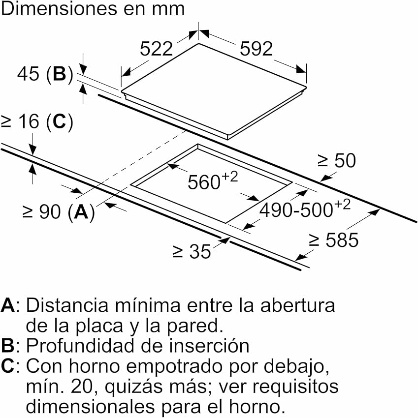 Thumbnail 2 de Bosch PKM875DP1D placa vitrocerámica 80 cm