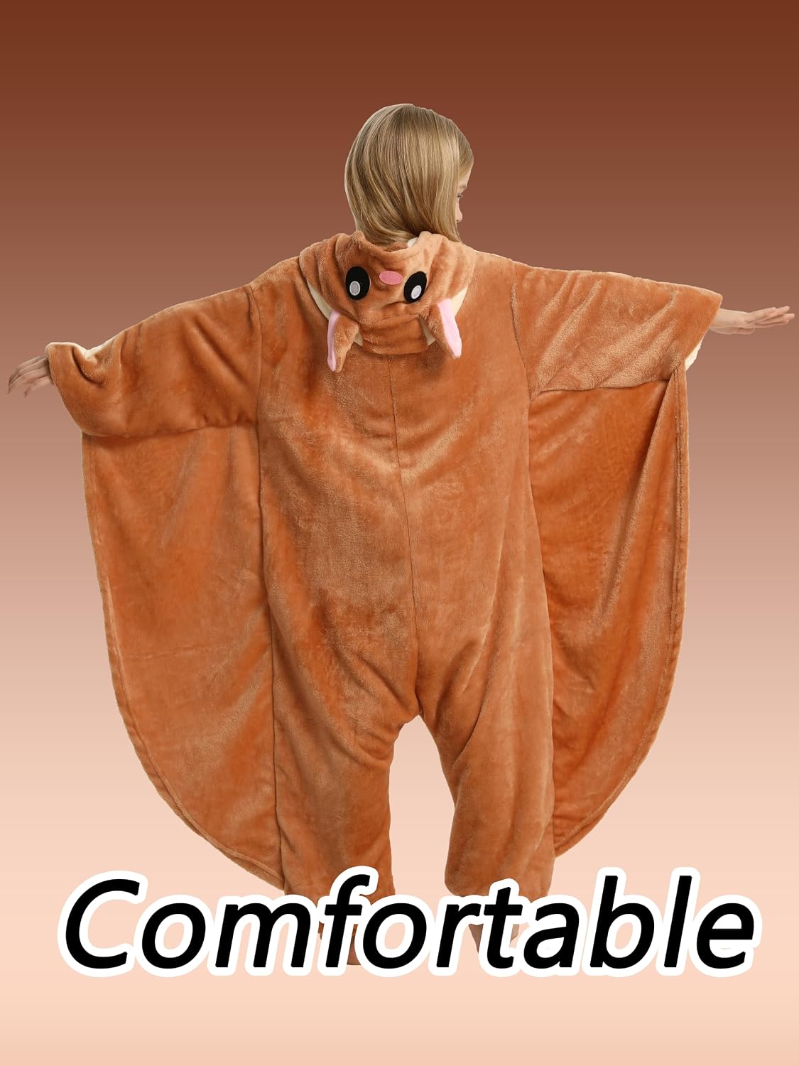 Detalle 1 de LONULAIN WXETSY Kids' Animal Onesie Pajamas, Hooded Flannel Fleece Costume