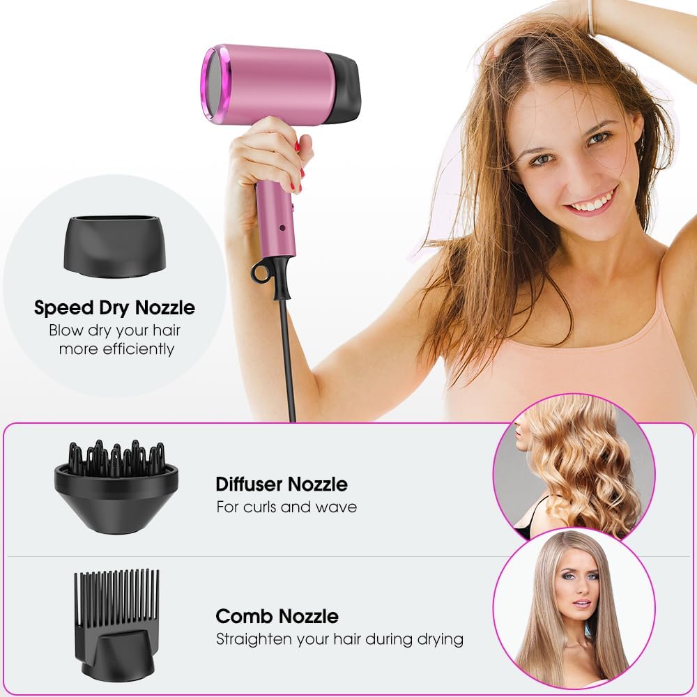 Thumbnail 4 de Sèche-cheveux Ionique 2400W pliable – puissant, léger et polyvalent pour toute la famille