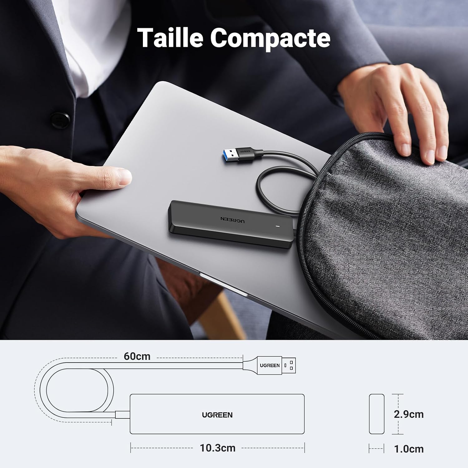 Thumbnail 5 de UGREEN Hub USB 3.0 4 ports de données 5Gbps