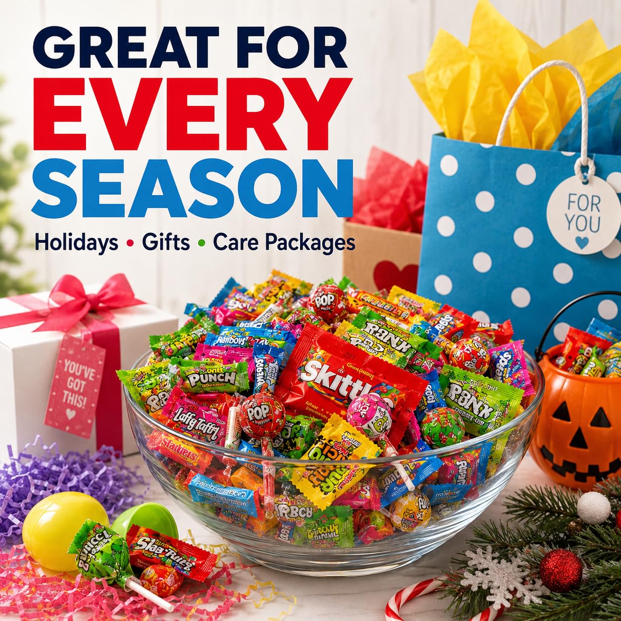 Thumbnail 6 de ONE CANDY WAY Bulk Candy Variety Pack, 5 lb Individually Wrapped Mix