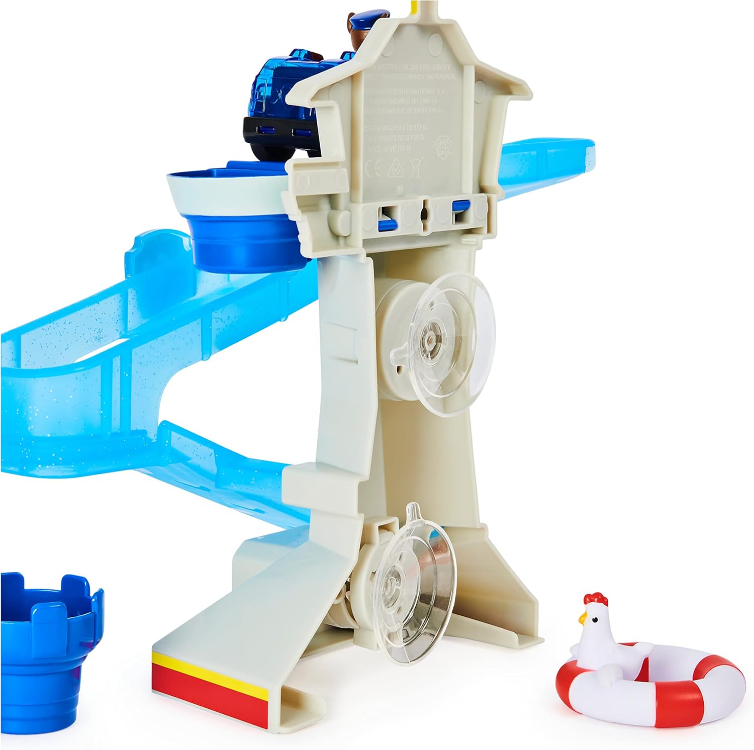 Detalle de PAW PATROL Adventure Bay Bath Playset with Light-up Chase Vehicle