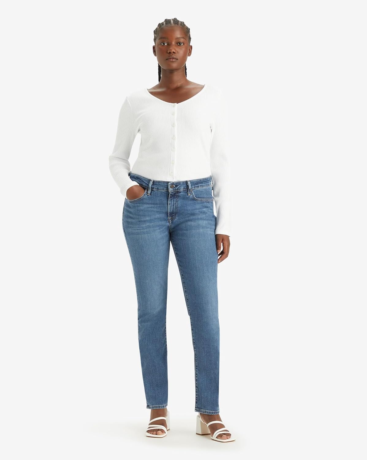 Thumbnail 5 de Levi’s Damen 712 Slim Fit Jeans – Slim Fit mit Wattleisten-Taschen