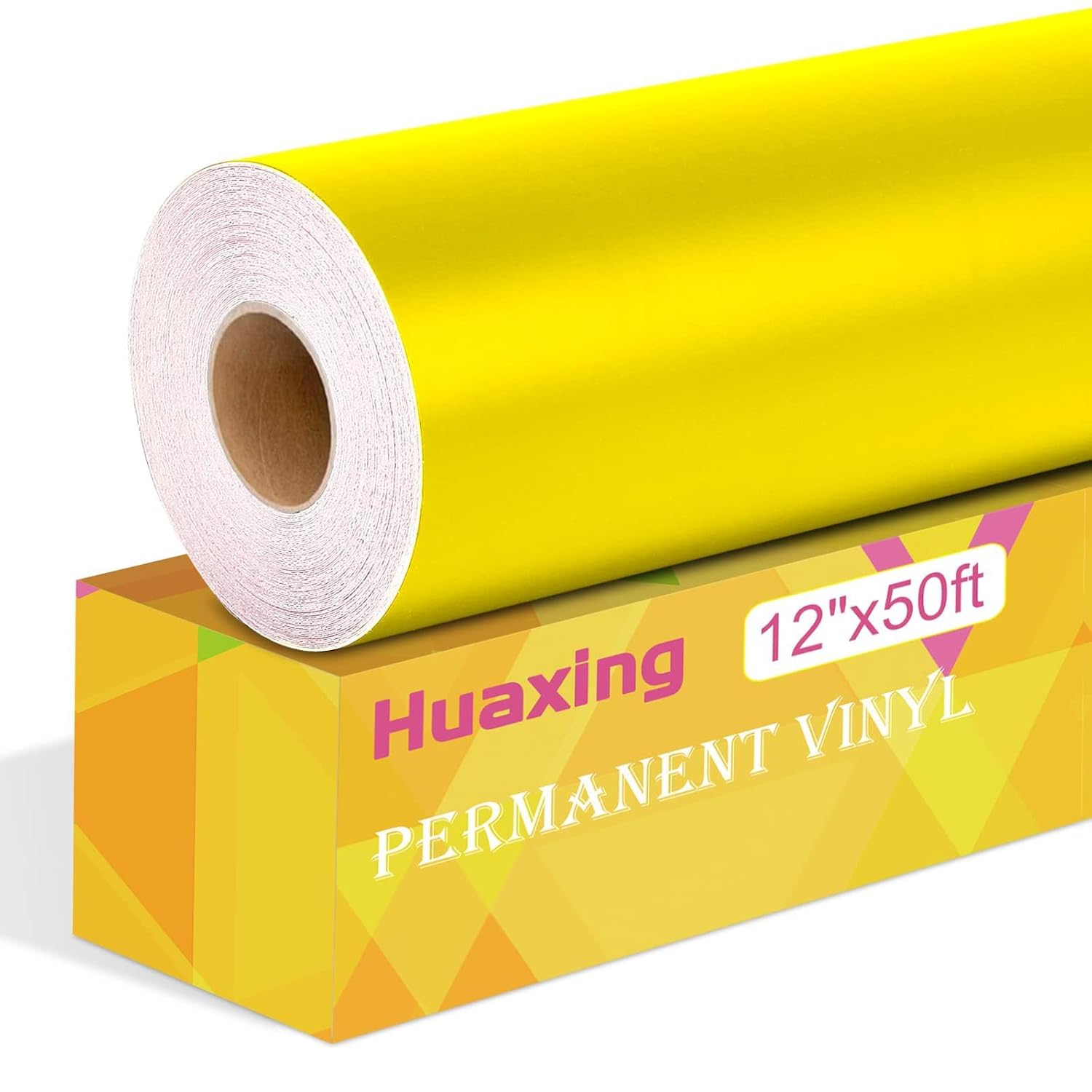 Thumbnail 6 de Huaxing Matte White Permanent Adhesive Vinyl Roll, 12 in x 50 ft