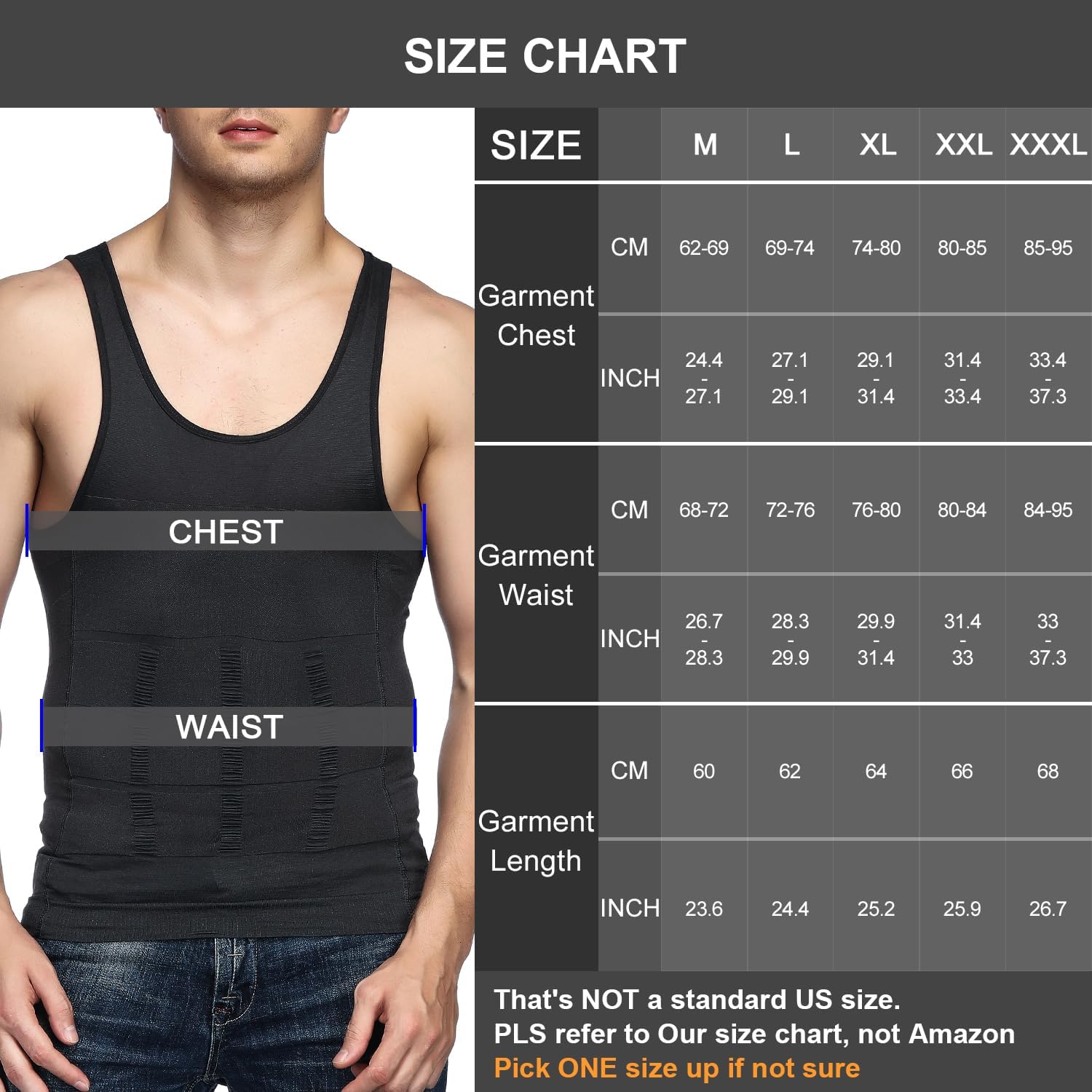 Thumbnail 1 de Odoland 3-Pack Men Compression Shirt