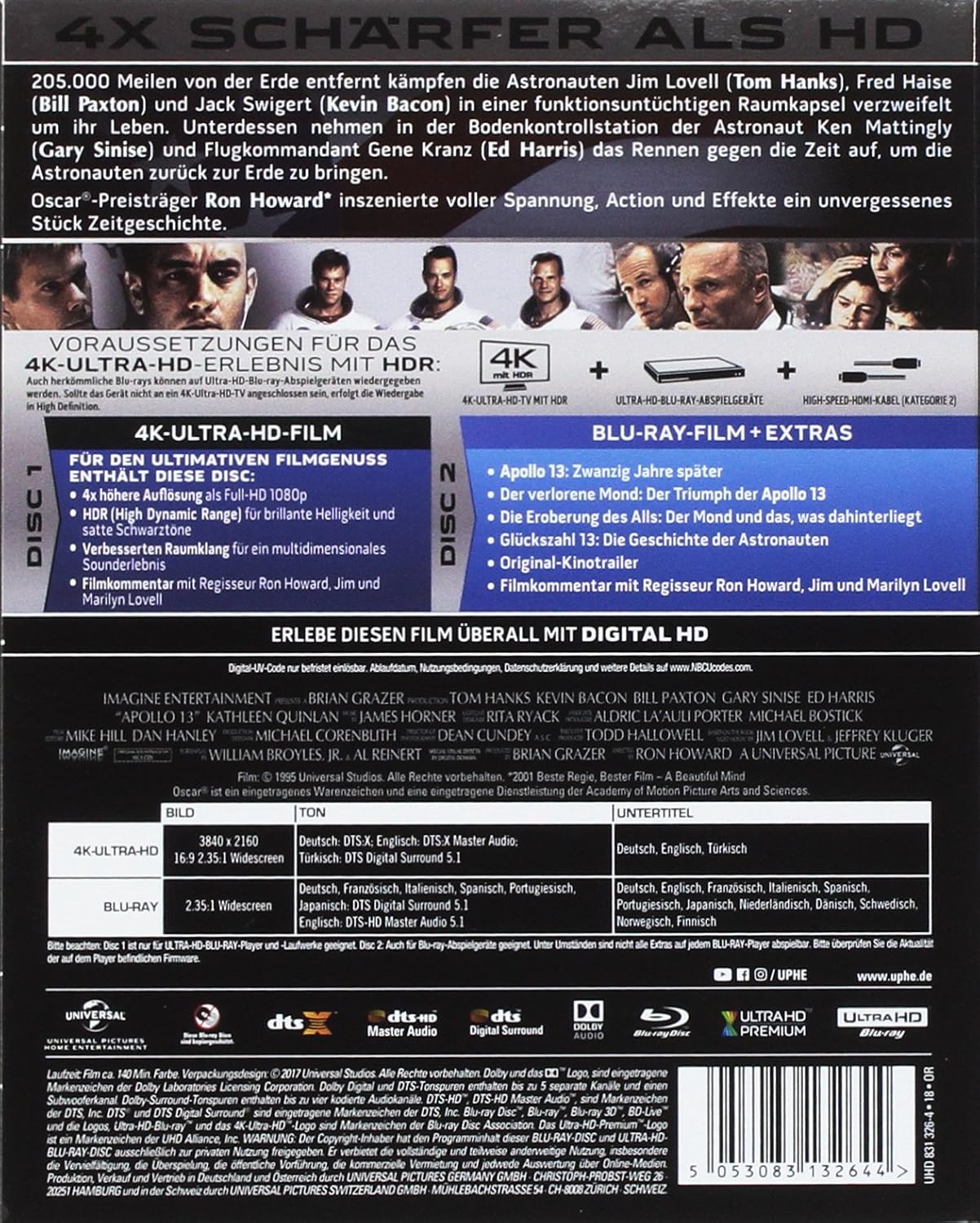 Thumbnail 1 de Apollo 13 (4K Ultra-HD) + Blu-ray 2D – Universal Pictures