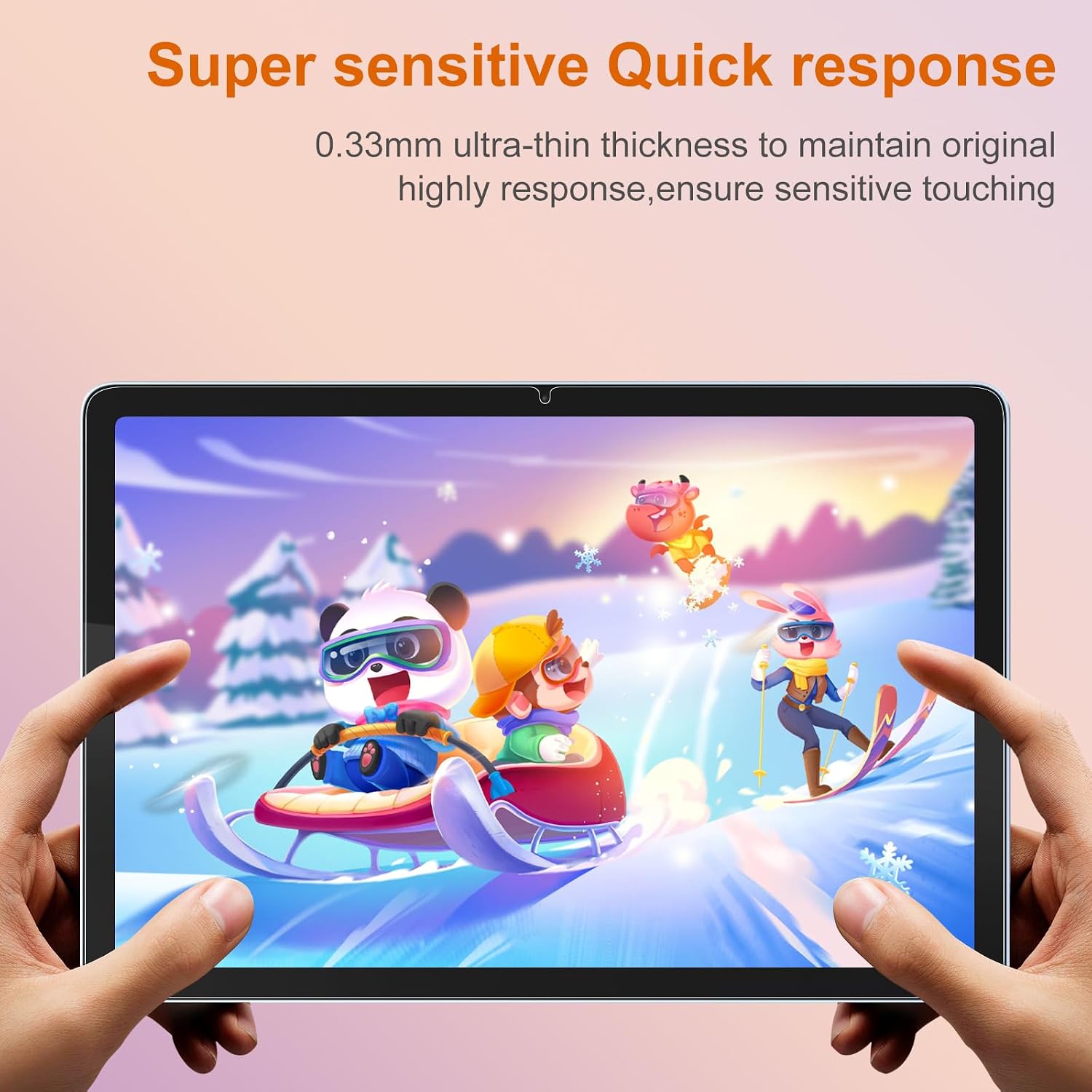 Thumbnail 4 de GOZOPO Screen Protector for Lenovo Tab 10.1 inch 2025 TB311FU / TB311XU – 9H Tempered Glass Film (2 Pack)