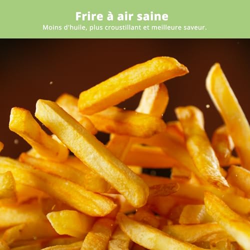 Detalle de Comfee CBO60M80M1-BK Four encastrable 60 cm – 60 L, 8 fonctions, friture à air et nettoyage à la vapeur