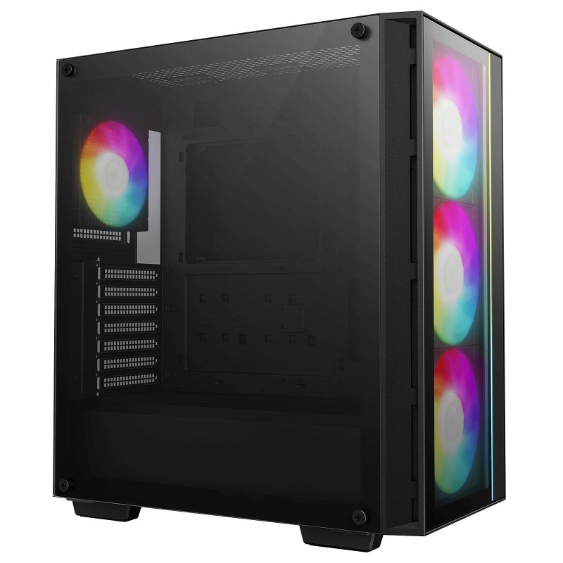 Detalle 2 de DeepCool MATREXX55 V4 C Caja PC negra con USB 3.2