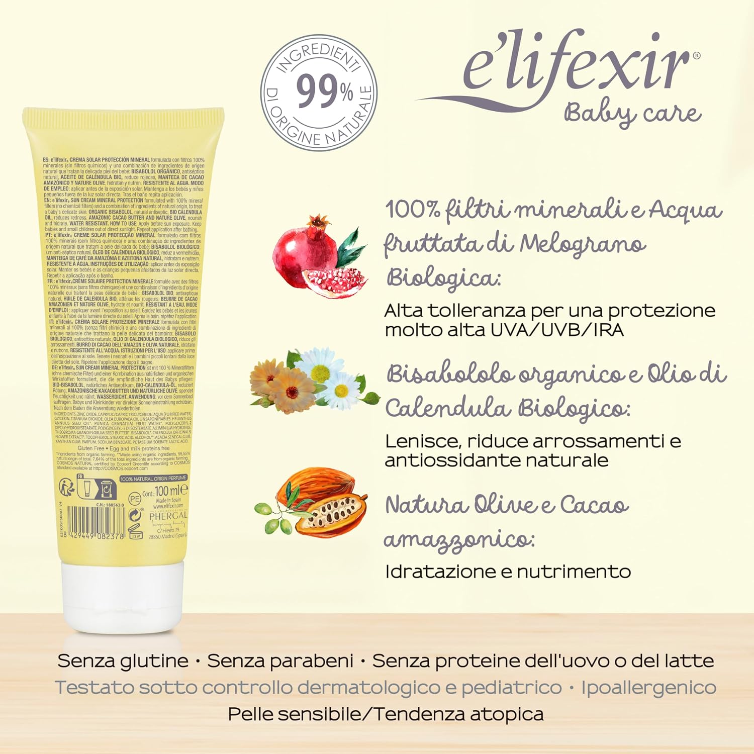 Thumbnail 2 de E'LIFEXIR BabyCare crema solare minerale 50+