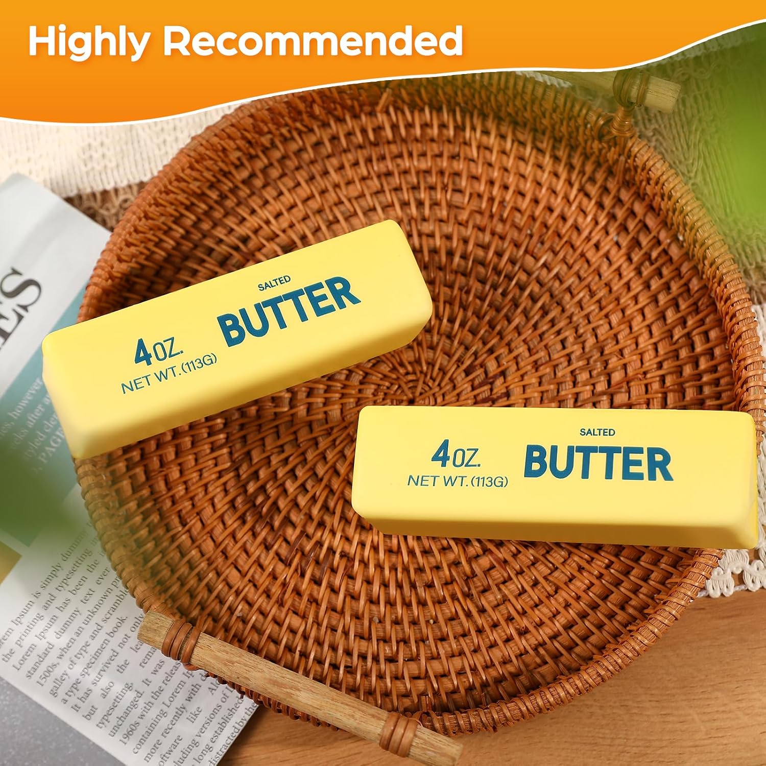 Detalle de LYPMWKMWH Big Butter Squishy, 14 oz PU Slow-Rising Fidget Toy