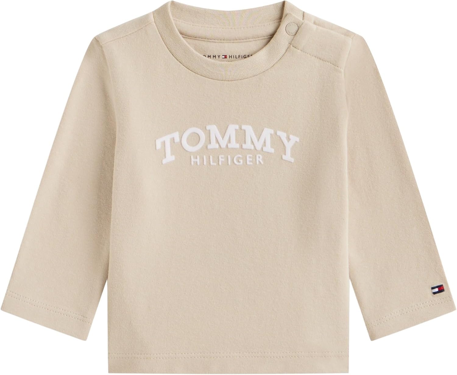 Detalle de Tommy Hilfiger Unisex Monotype Logo Tee L/S (Kn0kn02147)
