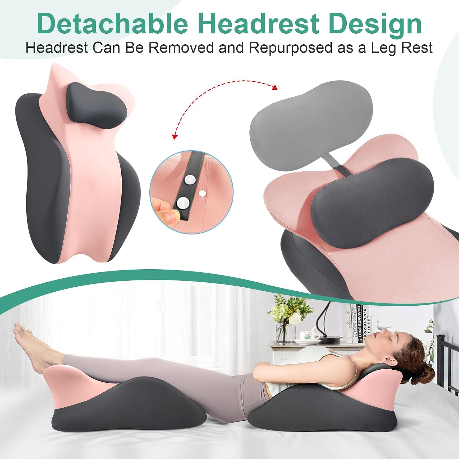 Detalle de Cuscino a cuneo in memory foam 58 cm
