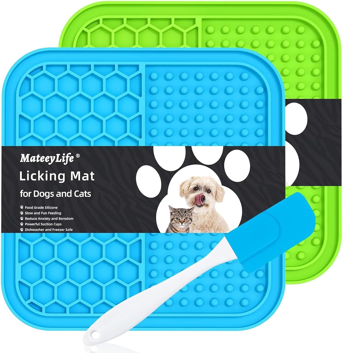 Detalle de MateeyLife Tapis de Léchage 2pcs 15x15 cm