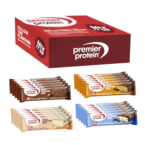 Detalle de Premier Protein - High Protein Bar 50% Multivr flavours box 20 x 40 g