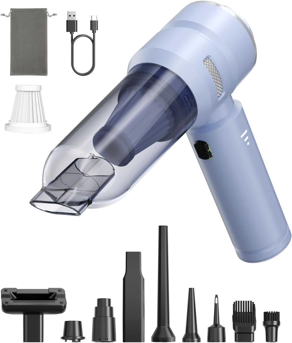 Detalle de VNOST Cordless Car Vacuum S7 Pro