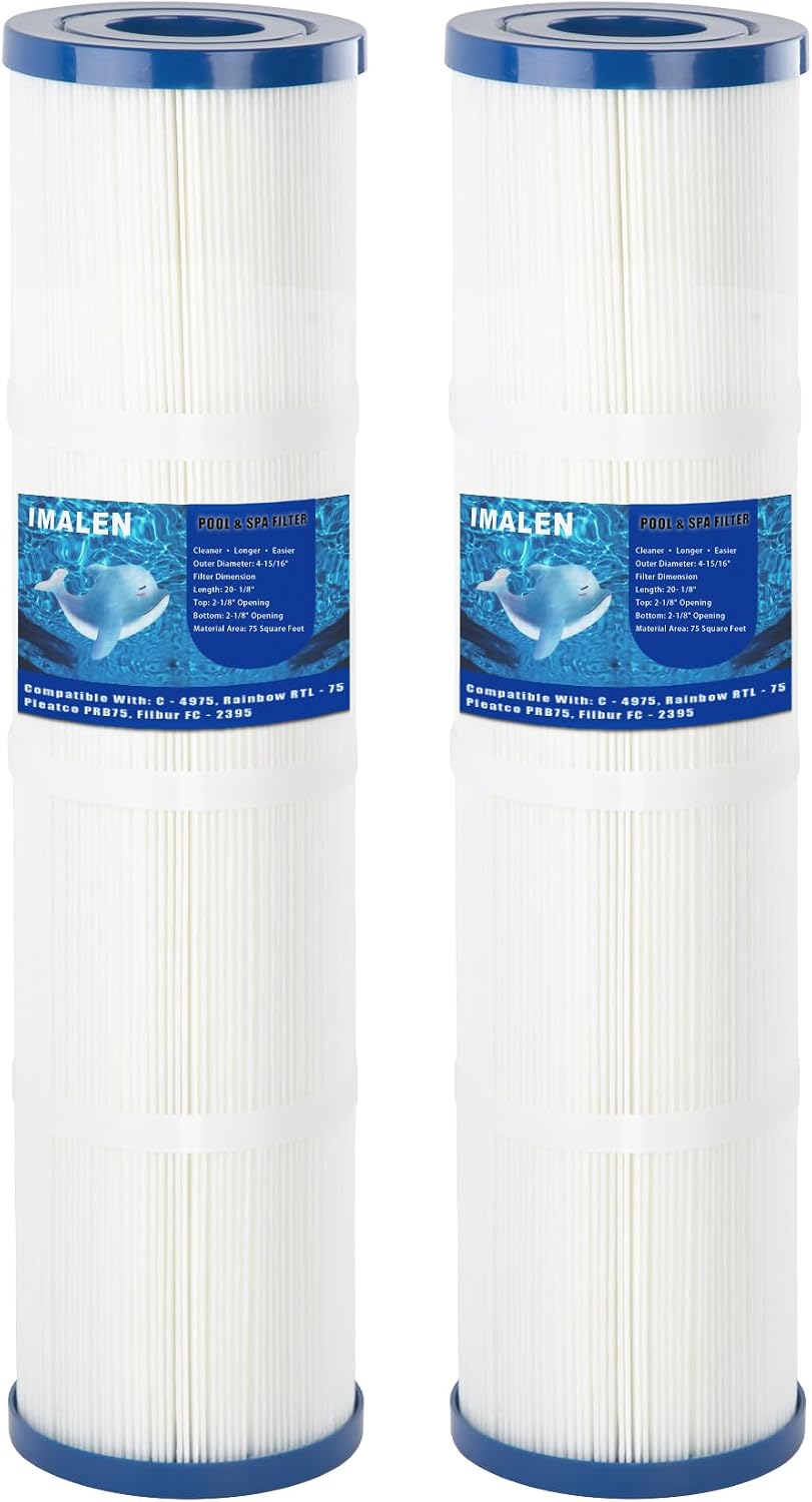 Detalle de IMALEN LX-10-D Spa Filter Cartridge, 2-Pack, 42 sq. ft. Filtration