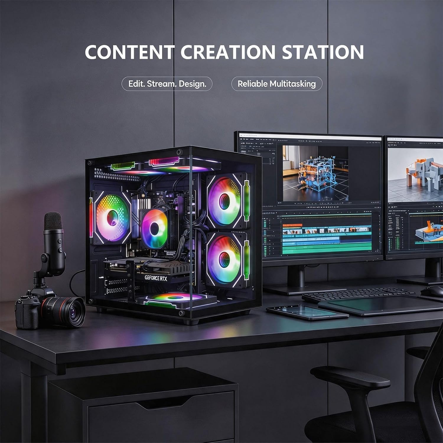 Detalle 2 de Gaming PC with RTX 3060 Ti