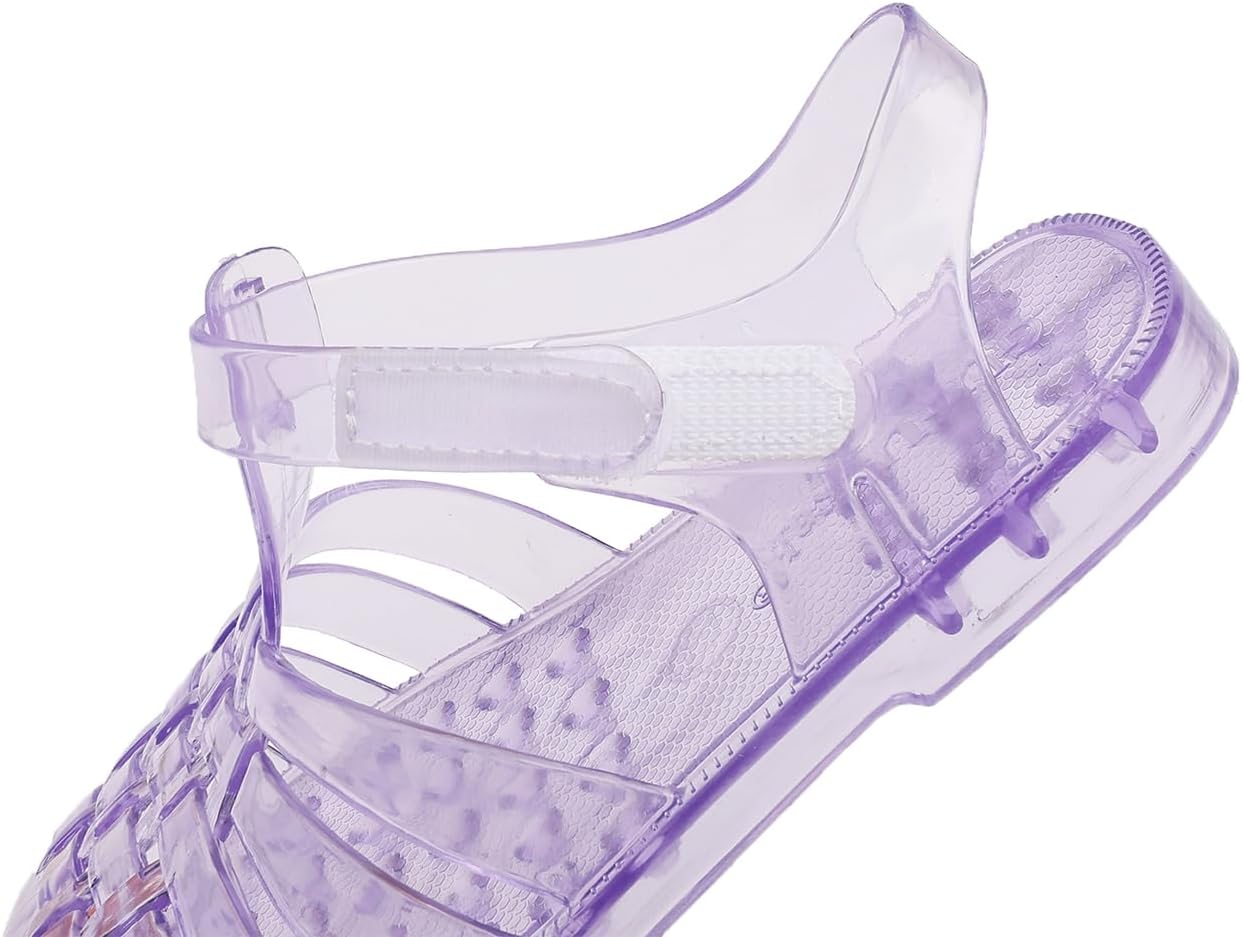 Detalle 2 de GUGUYeah Jelly Sandals for Girls: Waterproof, Velcro-Closure Jelly Sandals for Toddlers to Big Kids