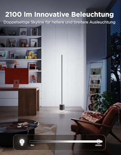 Detalle de Govee Stehlampe 3 mit LuminBlend+ Technologie – RGBWWIC 2100 lm, App- und Sprachsteuerung