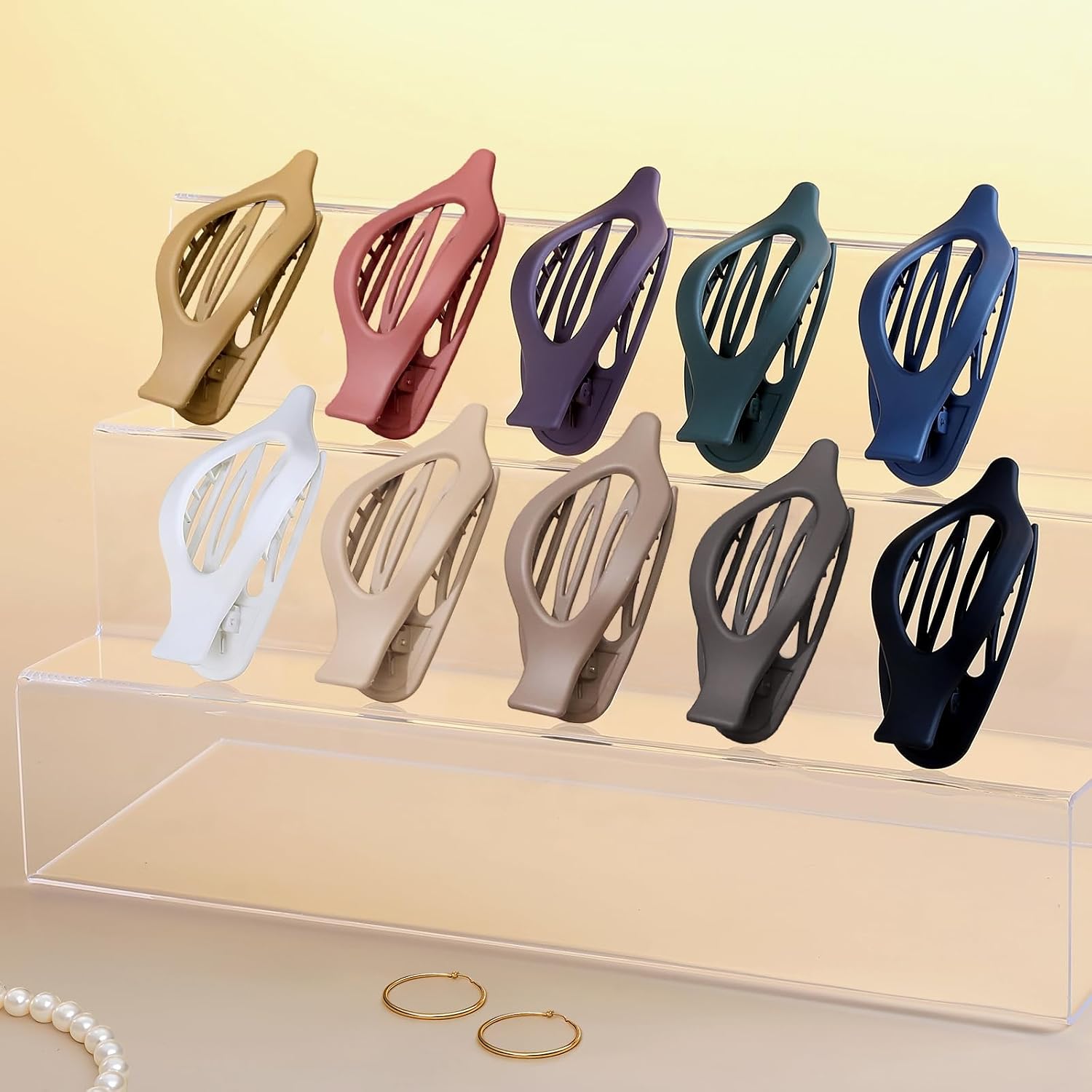 Detalle 2 de Sisiaipu Flat Hair Clips, 10-Piece Set