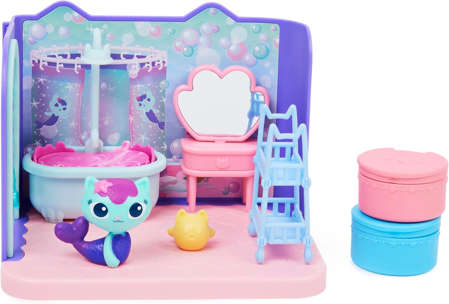 Detalle de Gabby’s Dollhouse Primp and Pamper Bathroom
