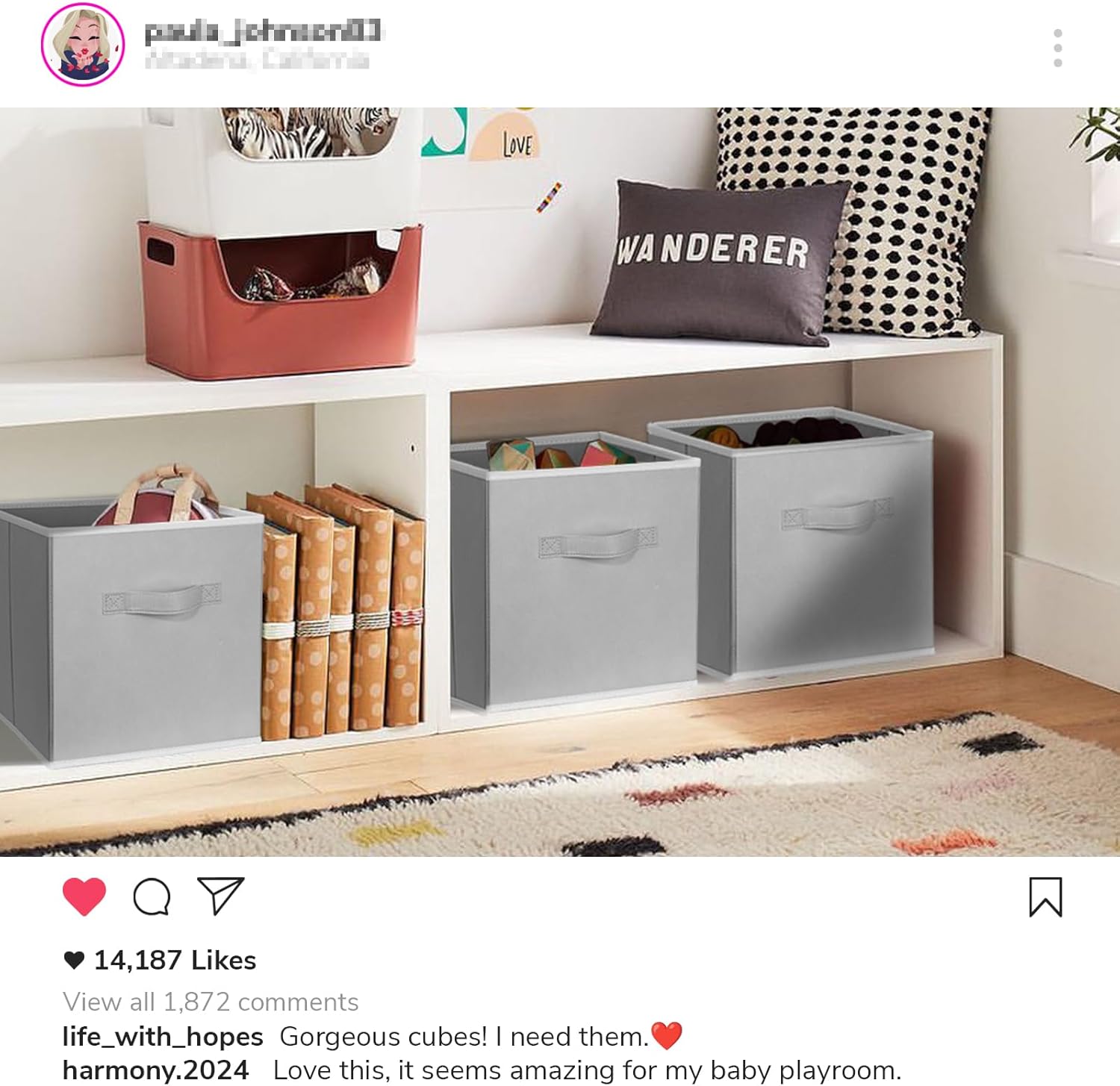 Thumbnail 6 de Criusia 11 Inch Storage Cubes