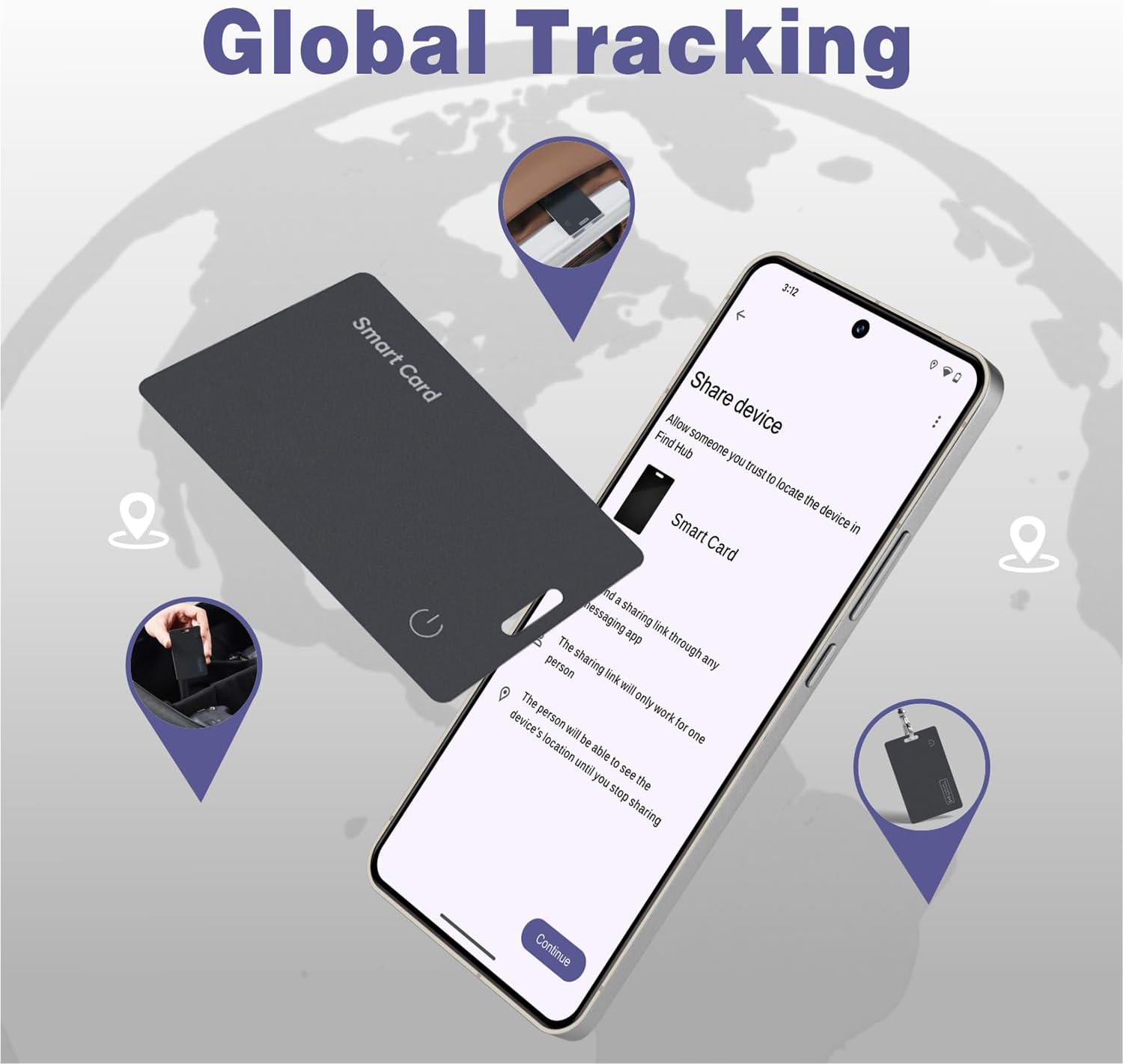 Thumbnail 6 de Reyke Slim Wallet Tracker Card 1,6 mm