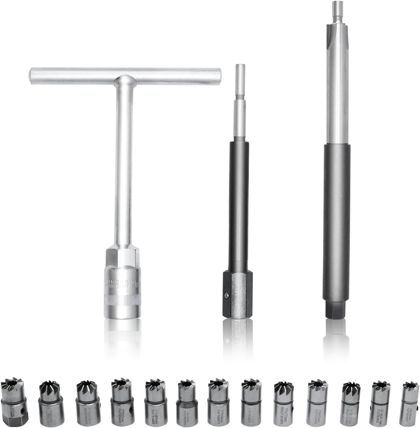 Thumbnail 5 de CCLIFE 17 pièces fraise Injecteurs CDI – Kit d'outils pour Common Rail
