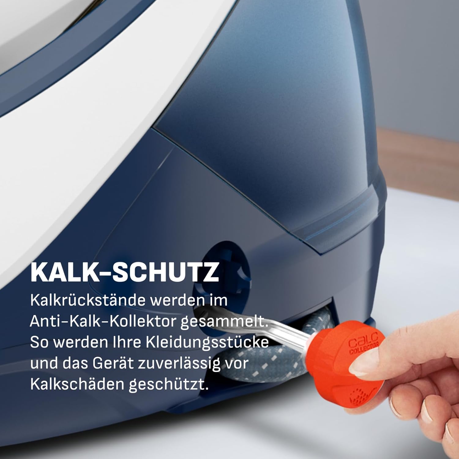 Thumbnail 6 de Tefal Pro Express Protect Dampfbügelstation GV9225 (7,6 bar) mit Vertikaldampf und Anti-Kalk-Kollektor