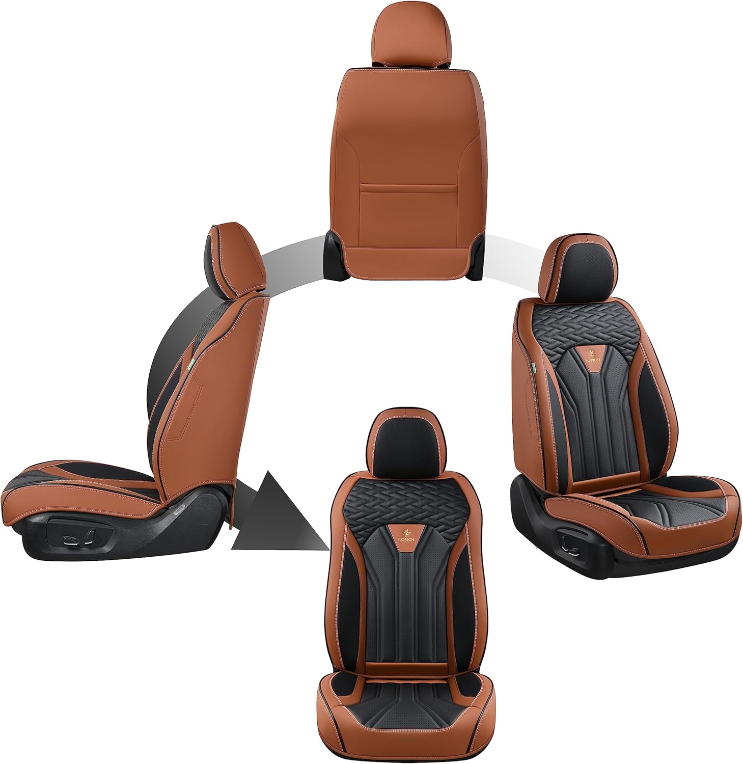 Thumbnail 6 de FLORICH Leather Seat Covers 5-Seat Set