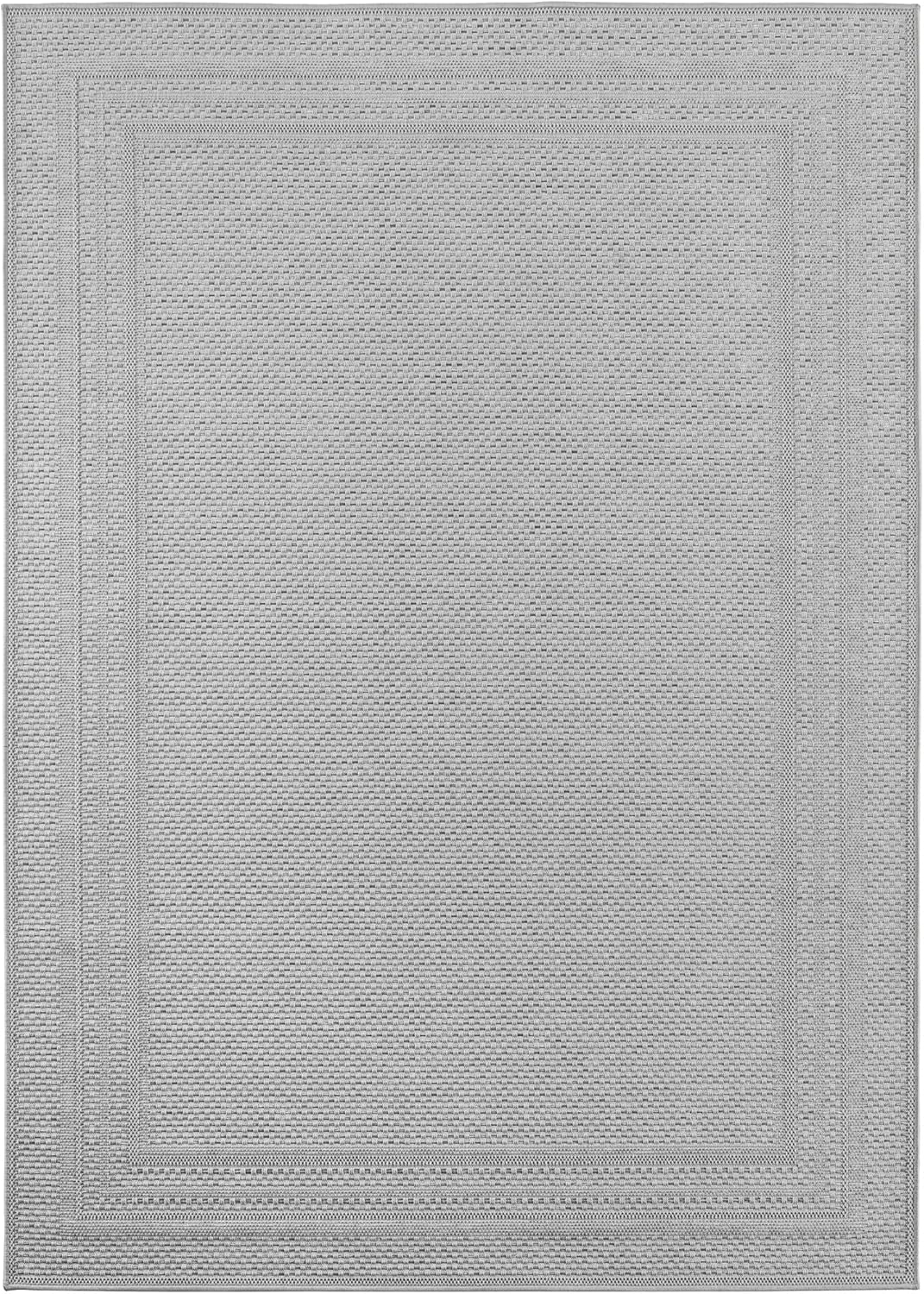 Thumbnail 5 de SIMPEX Outdoor Teppich Grau 200x290 cm – Wetterfest, UV-beständig und pflegeleicht