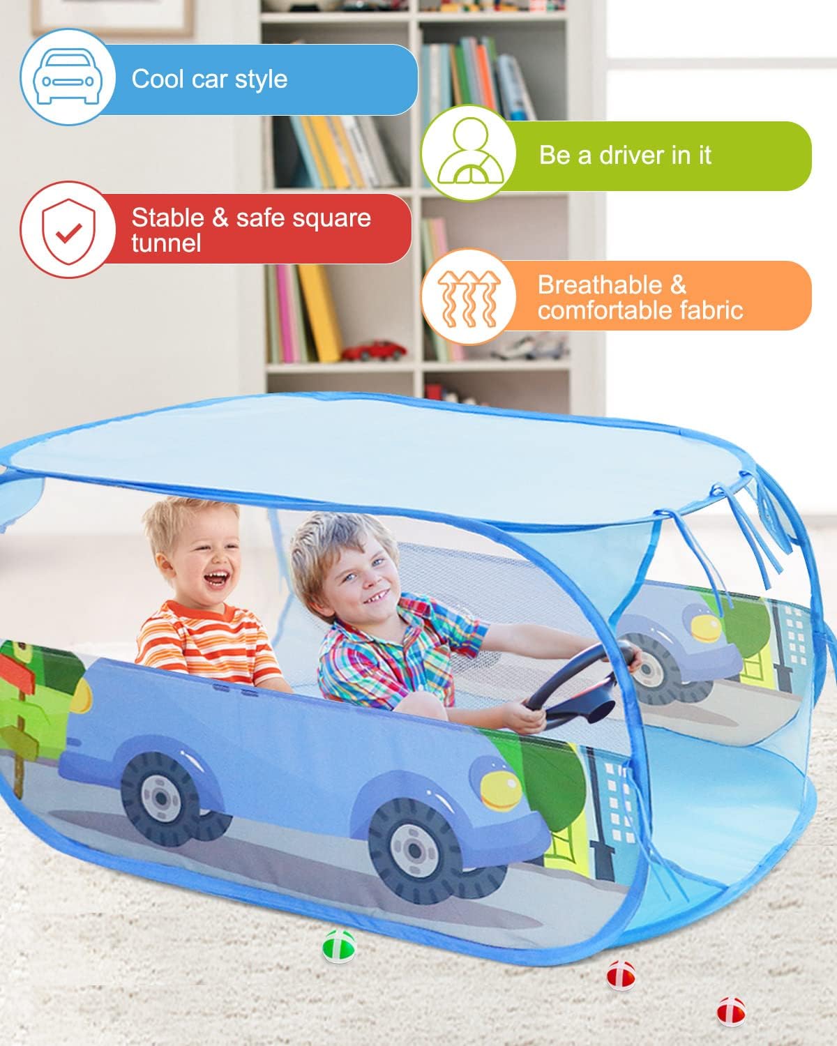 Thumbnail 3 de MAIKEHIGH 3 in 1 Kids Play Tent