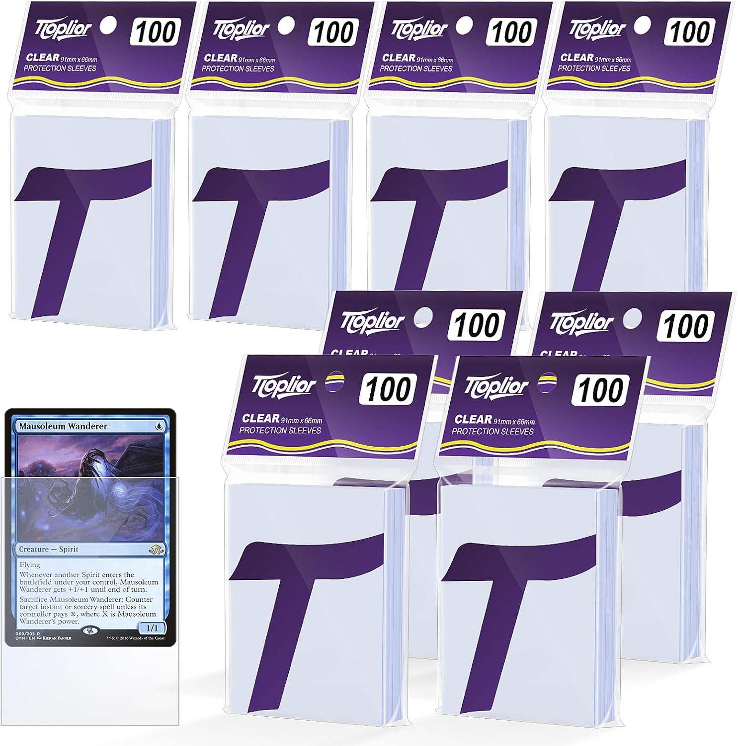 Detalle de 800 Count Soft Clear Penny Sleeves for Trading Cards – Premium PP Card Protectors