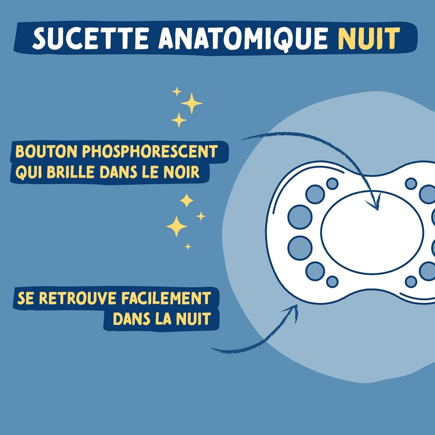 Detalle de Dodie lot de 6 sucettes anatomiques ESSENTIEL jour/nuit +6 mois Rose