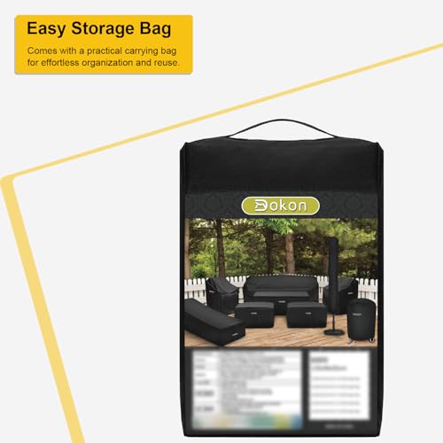 Thumbnail 7 de Dokon funda para sombrilla excentrica impermeable Oxford 420D (3 a 4 m), anti viento y anti UV