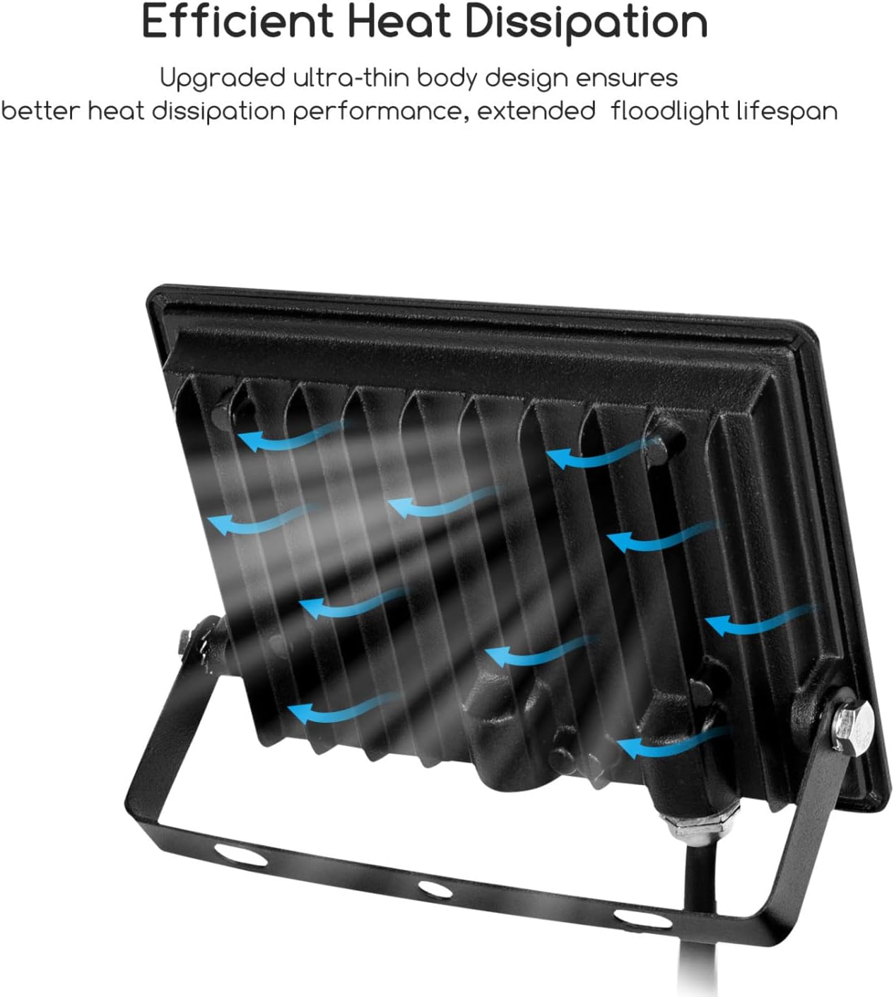 Thumbnail 4 de Aigostar faretto LED da esterno 50W bianco freddo IP65 (5400 lumen, 6500K) per cortile, giardino e garage