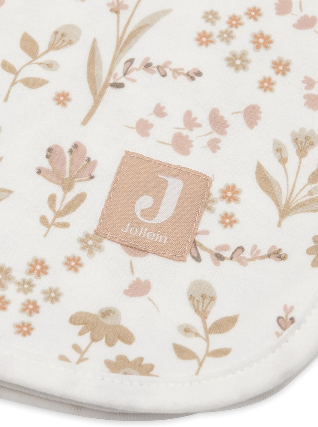 Detalle de Jollein Bloomy Jersey babydeken 513-511-68076, 75 x 100 cm, katoen, 1,0 TOG