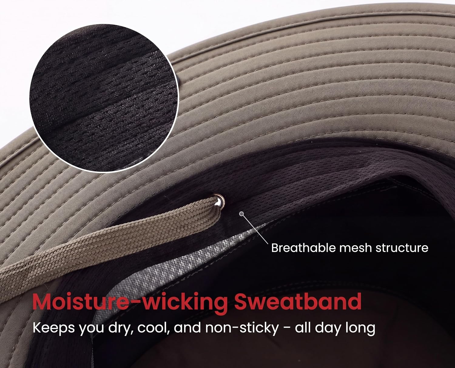 Detalle 1 de Connectyle Wide-Brim Sun Hat Polyester