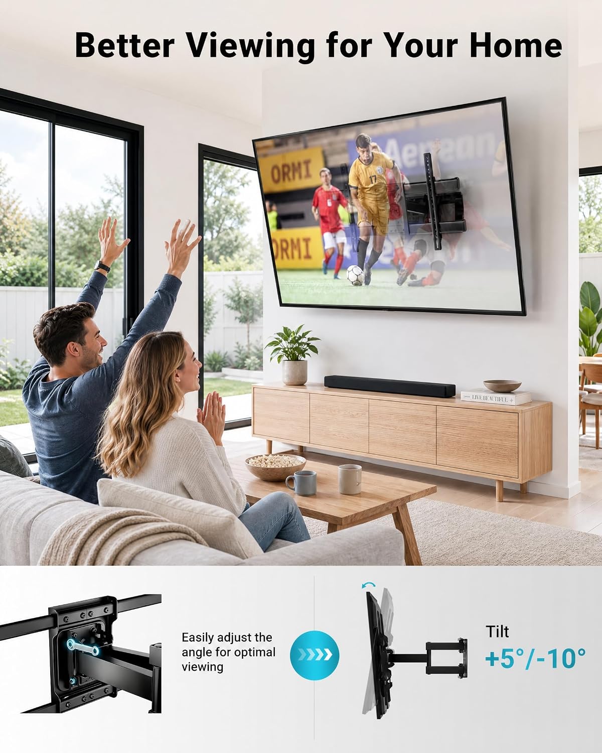 Thumbnail 4 de BONTEC TV Wall Mount 132 lb