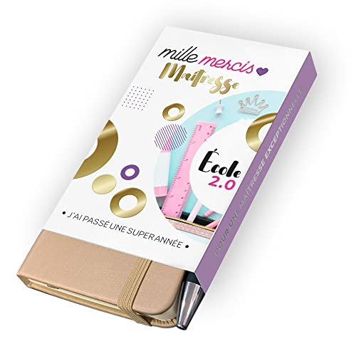 Thumbnail 2 de ÉNJA Création – Carnet et stylo personnalisés pour maîtresse, finition soft touch
