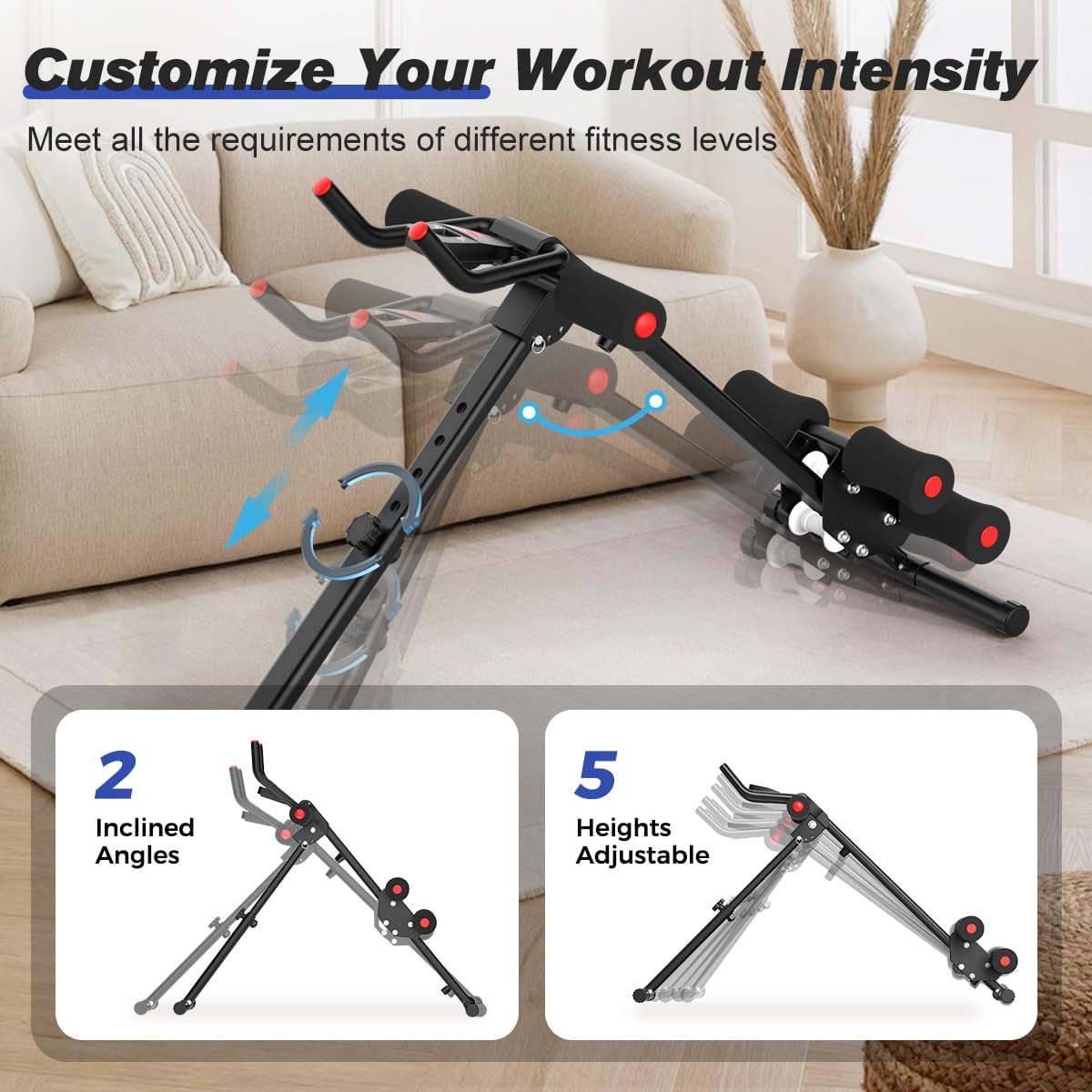 Thumbnail 2 de RELIFE REBUILD YOUR LIFE AB Adjustable Ab Trainer 440 lbs 💪