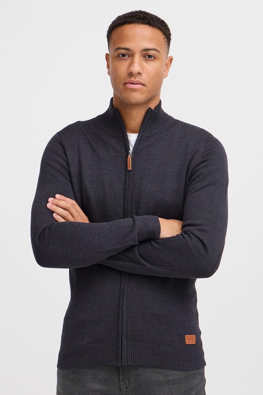 Detalle 2 de Blend BHNorman Herren Strickjacke Cardigan Feinstrick